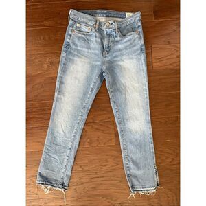 Gap Vintage Slim Mid Rise Jeans With Slit 27 4 short